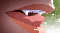Gif animé bouche langue